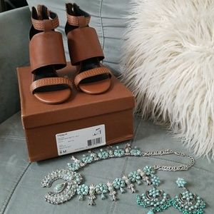 New Coach Dessa Semi Matte Calf sandals